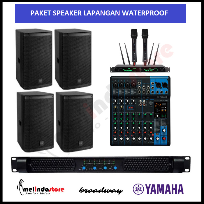 Paket B Speaker Lapangan Outdoor Tahar Air (Waterproof) 